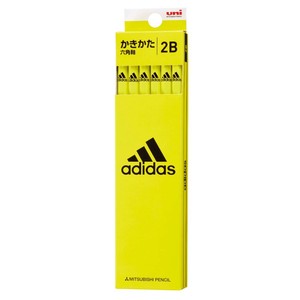 【鉛筆】adidas 六角軸えんぴつ12本セット2B uni AI 06 黄黒「2022新作」