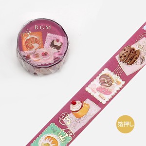 BGM Washi Tape Washi Tape Foil Stamping Sweets