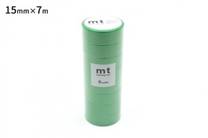 【カモ井加工紙】mt 8P グリーン  / マスキングテープ