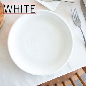 26cmディナー皿 プレート フロスティーホワイト 白 オービット