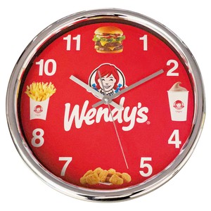 Wendy's CLOCK 壁掛け時計 ウェンディーズ アメリカン雑貨「2022新作」