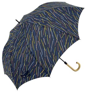 【雨傘】長傘 スムースジャンプ／スラッシュパターン