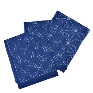 【人気商品】刺し子布　藍地　日本製　Sashiko cloth　Indigo