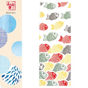 Tenugui Towel Taiyaki M Japanese Pattern Made in Japan