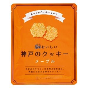「2022新作」【あると安心、小さな幸せ】3年おいしい神戸のクッキー　メープル　90g