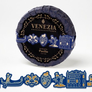 人気アイテム　レーステープ『Venezia_02』15mm　日本製　箔押し　美術館コラボ　手帳　デコレーション