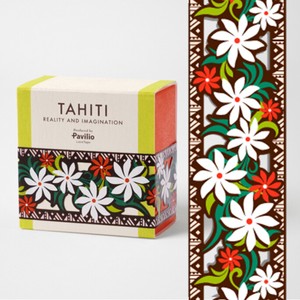 レーステープ『Tahiti_01』30mm　日本製　中抜き　美術館コラボ　手帳　デコレーション