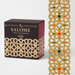 ゴールドレーステープ『Salome_01』30mm　日本製　中抜き　美術館コラボ　手帳　デコレーション