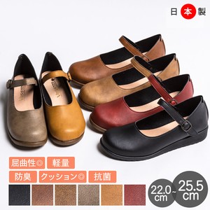 基本款女鞋 轻量 浅口鞋 低跟 日本制造