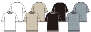 ヘビーオンスBIG5分袖Tシャツ　　FRUIT OF THE LOOM（フルーツ・オブ・ザ・ルーム）