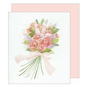 Letter Writing Item Message Boards Pink Bouquet Of Flowers L size