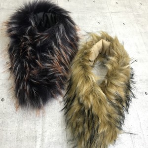 Fur Scarf Colorful Fake Fur