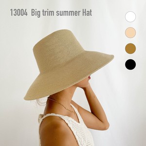 【即納商品】13004-2 Big trim summer hat　ビッグトリムサマーハット