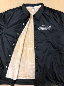 Coca-Cola【 コーチジャケット 3色 / 裏地ボア付き 】コカ・コーラ  CC-CJB2
