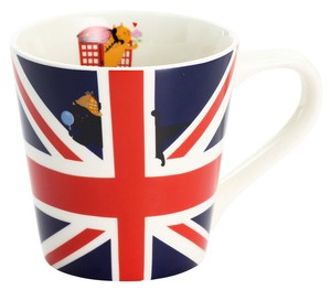 猫国旗マグカップ　UK