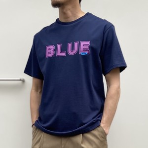 BLUE？ プリント半袖Tシャツ「2022新作」