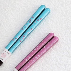 Chopsticks Cherry Blossom Pink Blue Dishwasher Safe Japanese Pattern 2-colors