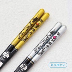 Chopsticks Gold Silver M Japanese Pattern Made in Japan