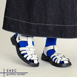 SVEC Sandals Spring/Summer Leather Ladies'