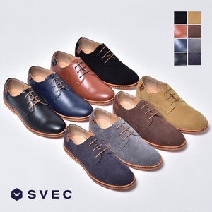 [在庫限り SALE] オックスフォードシューズ スエード 軽量 革靴 春夏 メンズ SPT015-1 [SVEC / シュベック]