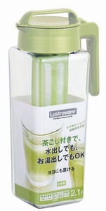 岩崎工業 スクエア縦横ピッチャー2.1L 茶こし付 K-1298MC「2022新作」