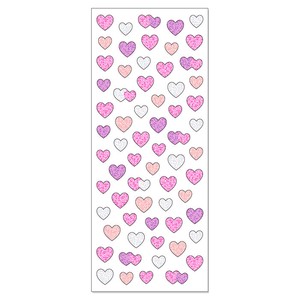 Stickers Petit Heart Pink Glitter Stickers