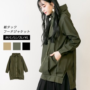 Jacket Tucked Hem Outerwear Tops Casual
