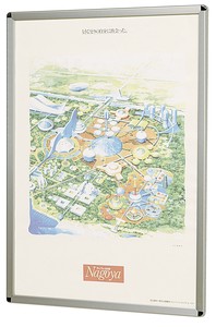 日本製 全種類 シルバー枠 ポスターパネル 楽ラクパネル・ラクパー Poster panel「2024新作」