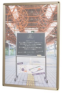 日本製 全種類 ステンカラー枠 ポスターパネル 楽ラクパネル・ラクパー Poster panel「2024新作」