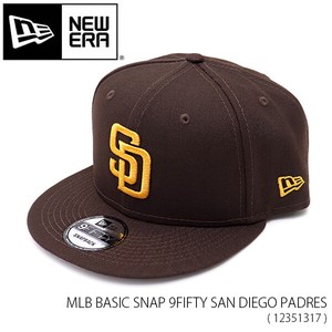 ニューエラ【NEW ERA】MLB BASIC SNAP 9FIFTY SAN DIEGO PADRES サンディエゴ・パドレス キャップ 帽子