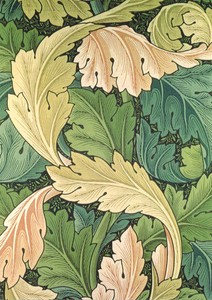 Postcard Flower Message Card William Morris