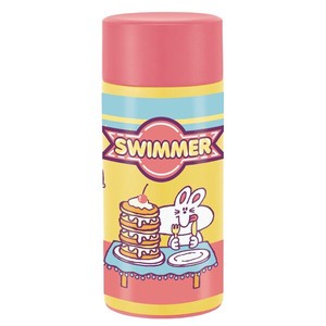 【スケーター】超軽量コンパクトステンマグボトル 200ml　SWIMMER/スイマー パンケーキ