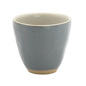 Mino ware Japanese Teacup Gray Blue
