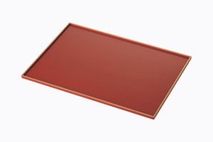 Tray Red Lacquerware Made in Japan