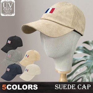 【秋冬 特価】スエード刺繍 キャップ  サイズ調整付き　ユニセックス　レディース　帽子
