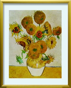 2024年2月20日より価格改定 7.000円→7.500円 Vincent van Gogh Sunflowers L(GD)