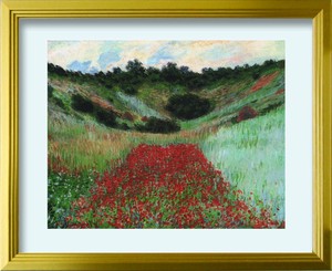 2024年2月20日より価格改定 3.800円→4.500円 Claude Monet Field of poppies at Giverny S(GD)