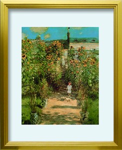 2024年2月20日より価格改定 3.800円→4.500円 Claude Monet The Monet's garden at Vetheuil S(GD)