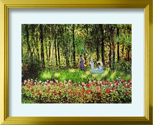 2024年2月20日より価格改定 Claude Monet The family of the Artist in the Argenteuil garden S(GD)