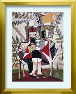 2024年2月20日より価格改定 3.800円→4.500円 Pablo Picasso Femme au Jardin,1938 S(GD)