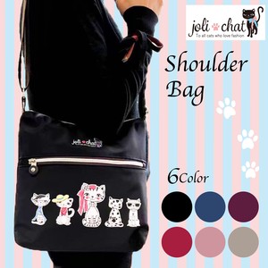 Shoulder Bag Lightweight Cat Large Capacity Ladies' Small Case Japanese Pattern
