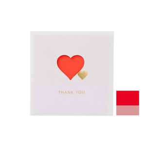Greeting Card Heart Mini Thank You