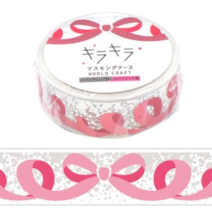 WORLD CRAFT Washi Tape Gift Kira-Kira Masking Tape Ribbon Stationery M