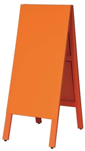 オレンジ　多目的A型案内板（マグネットも使える）Double side Magnetic A Frame Chalk board 「2024新作」