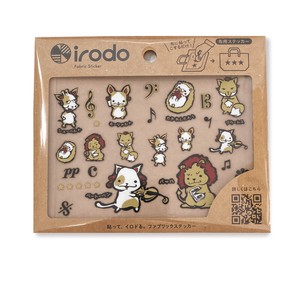 irodo（イロド）布用転写シール Gakufu no Yomikata_irodo transfer for cloth sticker【日用雑貨】