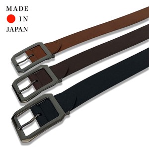 Belt black M Buckle Belt Made in Japan