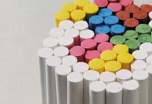 日本製 5色100本入り スクールチョーク School Chalk （Plaster）「2024新作」