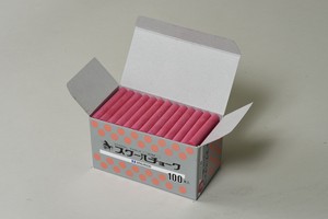 日本製 赤100本入り スクールチョーク School Chalk （Plaster）「2024新作」