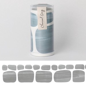 Washi Tape Sticker Palette Gray Calla Lily M Charcoal Made in Japan