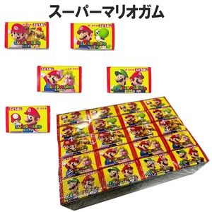 【お菓子】『スーパーマリオガム　1箱上代￥10×55個入』　　〜チューインガム〜